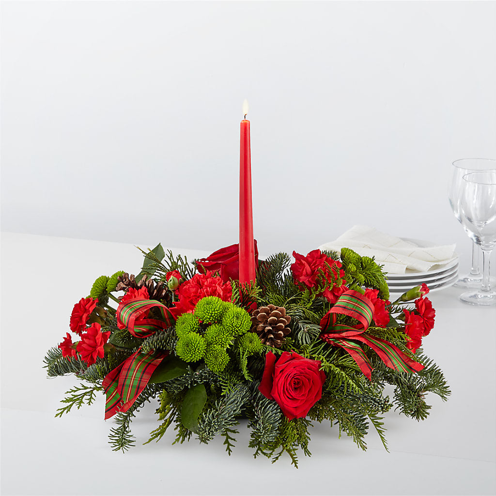 By the Candlelight Centerpiece – The Flower Factory, Tarzana CA