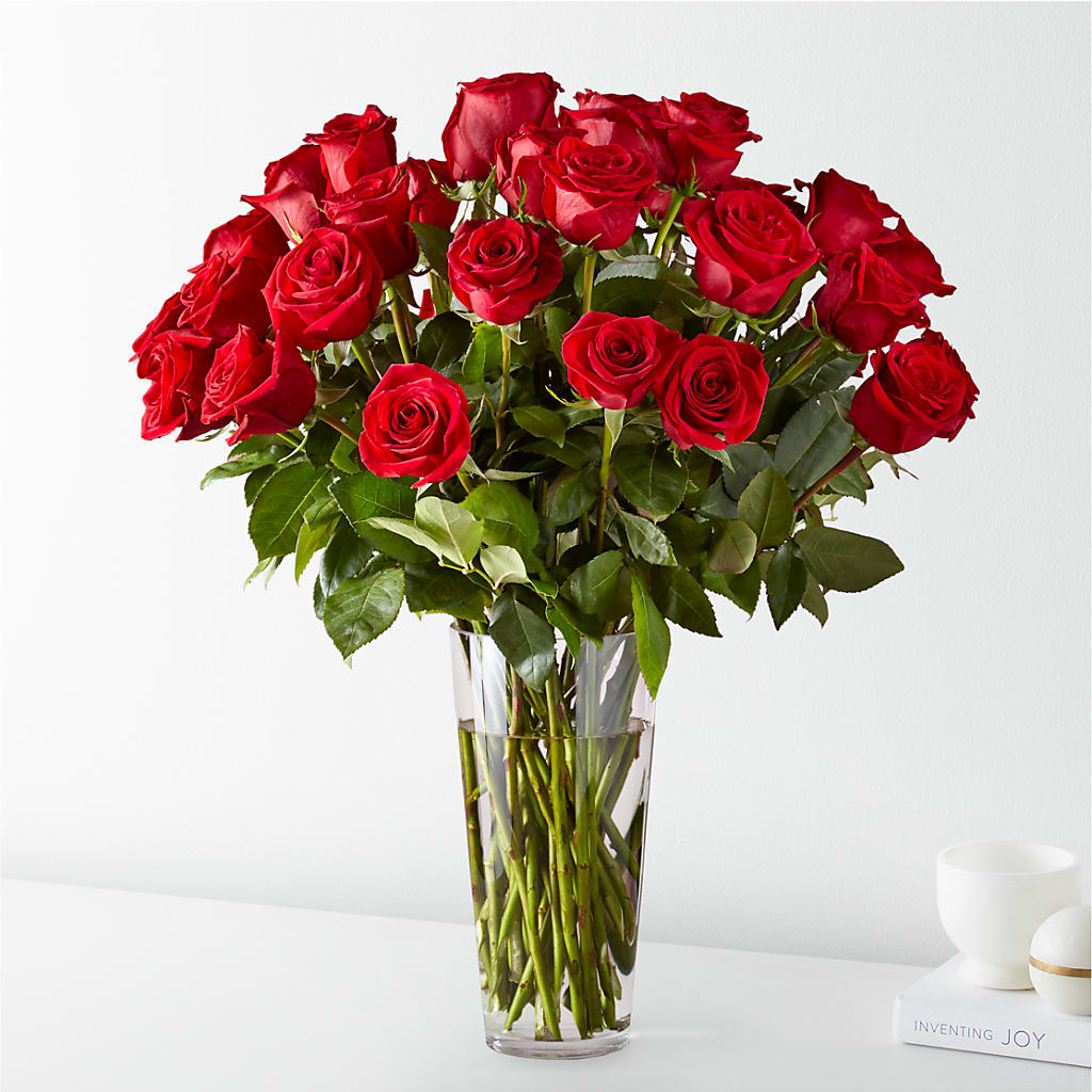 Long Stem Red Rose Bouquet – The Flower Factory, Tarzana CA