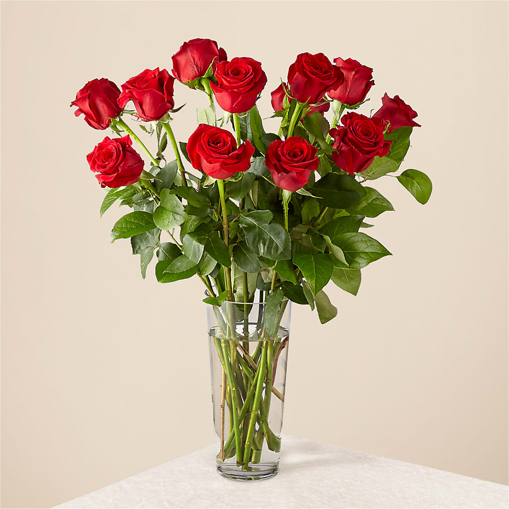 Long Stem Red Rose Bouquet – The Flower Factory, Tarzana CA