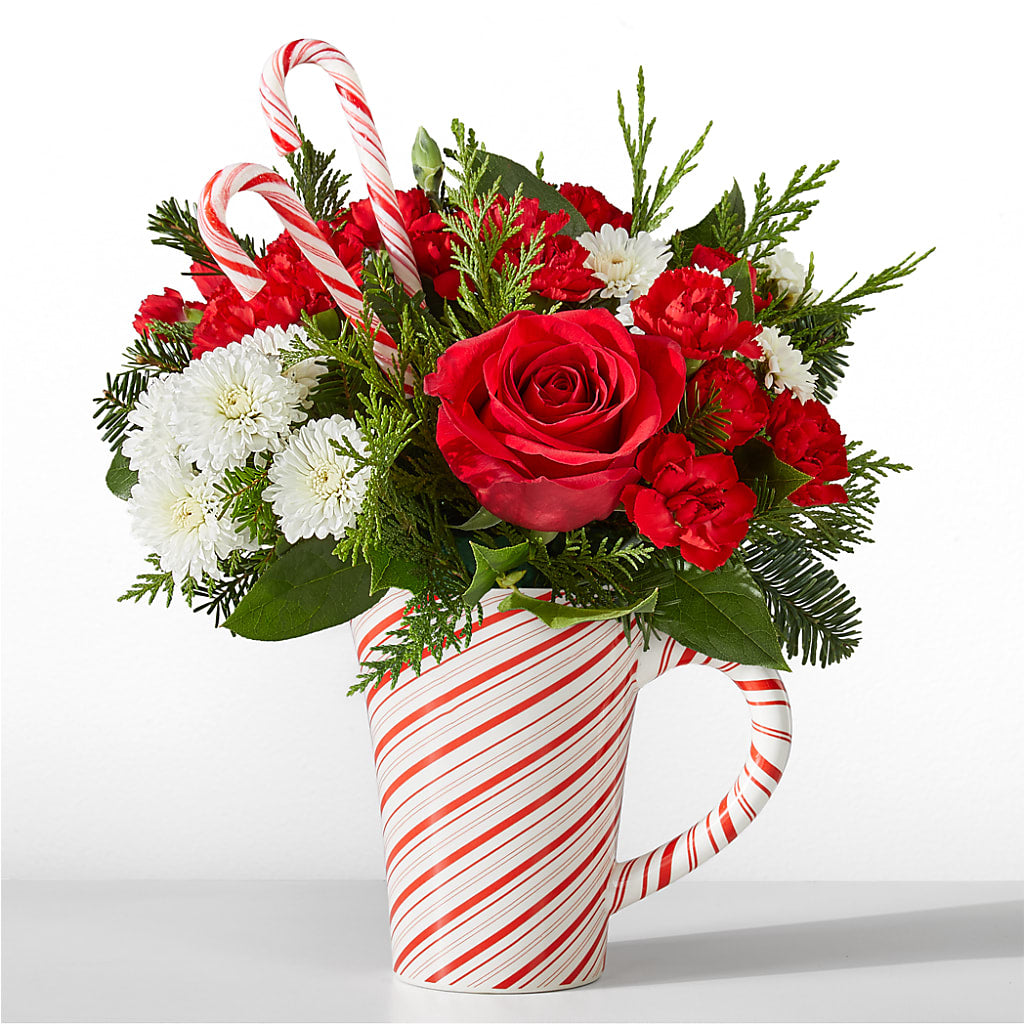 Peppermint Swirl Mug – The Flower Factory, Tarzana CA