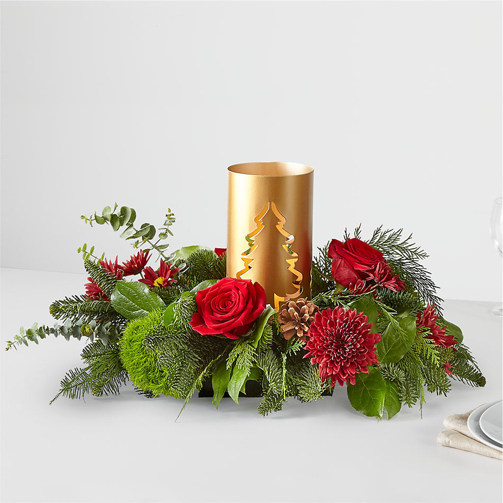 Toast the Season Centerpiece – The Flower Factory, Tarzana CA