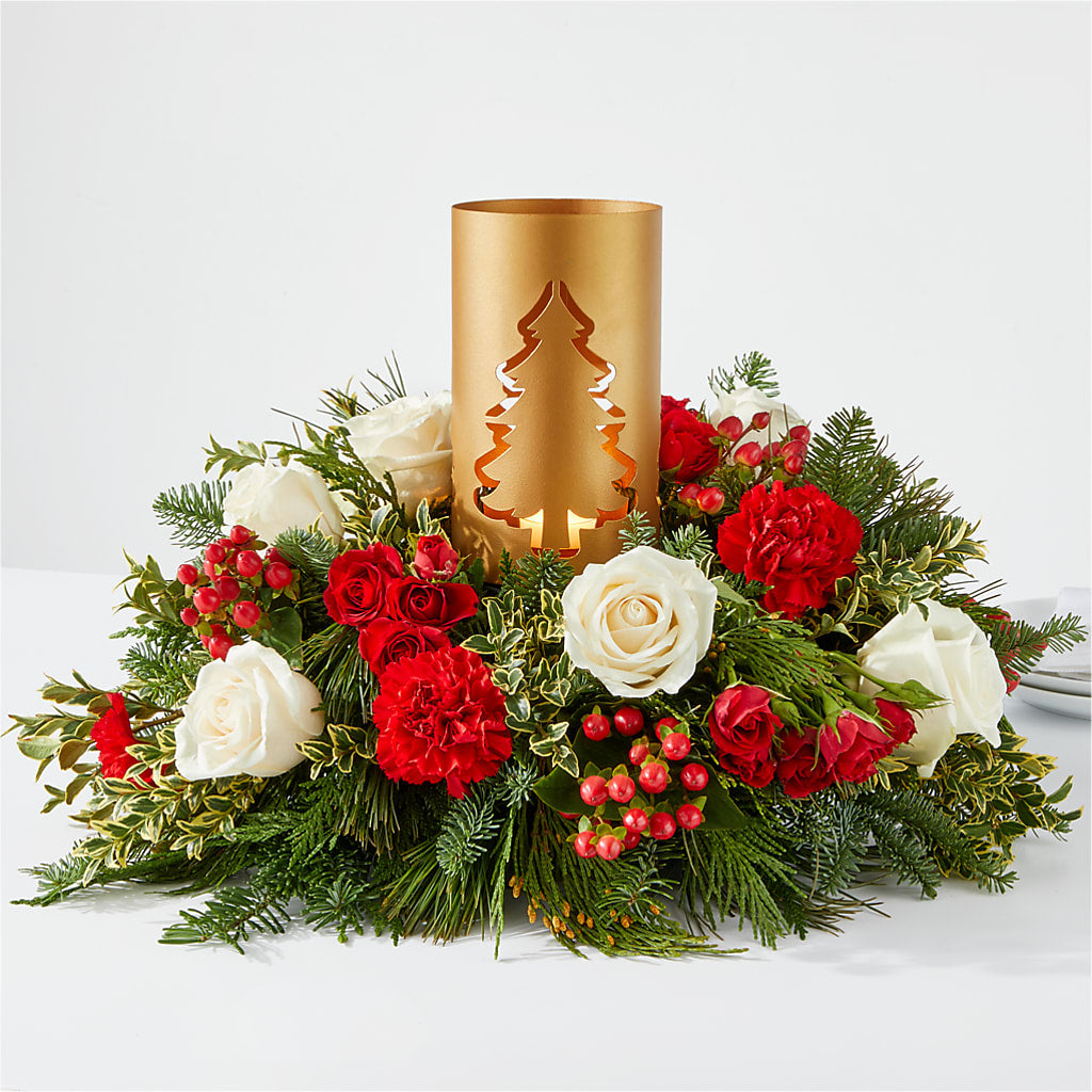 December Dreams Centerpiece – The Flower Factory, Tarzana CA