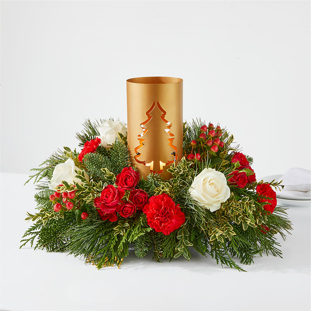 December Dreams Centerpiece – The Flower Factory, Tarzana CA