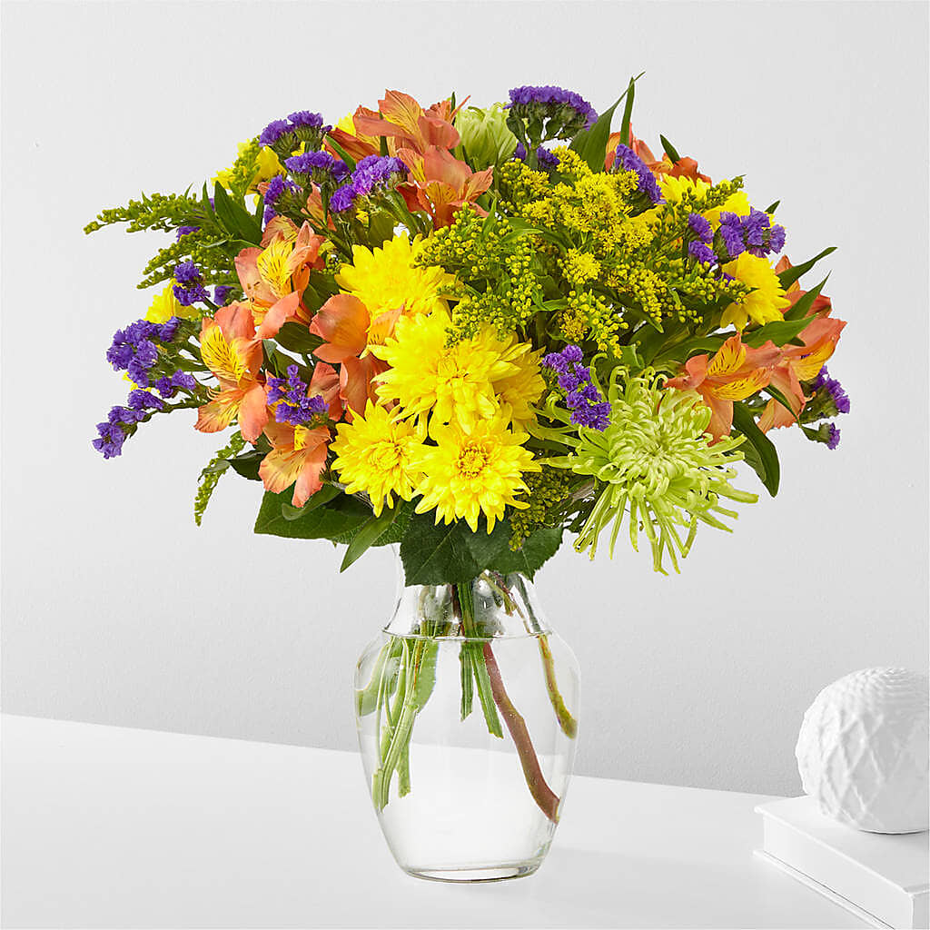 Marmalade Skies Bouquet – The Flower Factory, Tarzana CA