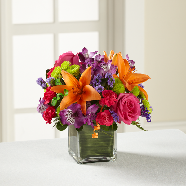 Birthday Cheer Bouquet – The Flower Factory, Tarzana CA