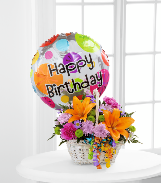 Happy Blooms Basket – The Flower Factory, Tarzana CA