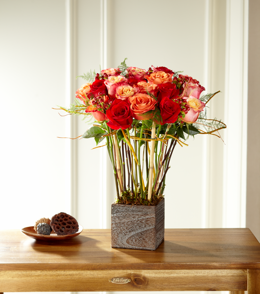 Ramo de rosas contemporáneo