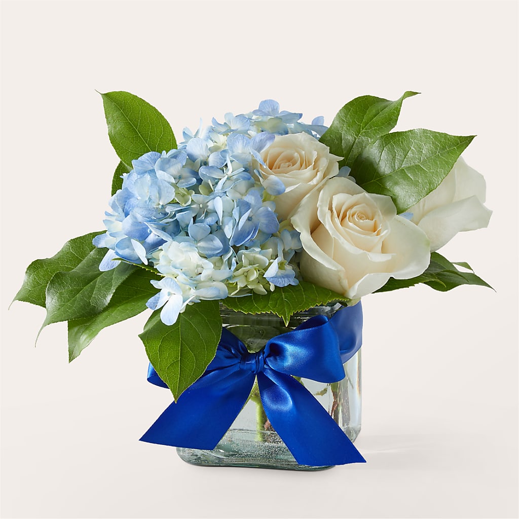 Sky Blue Delight Bouquet – The Flower Factory, Tarzana CA