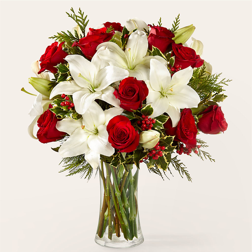 Sparkling Snowflakes Bouquet – The Flower Factory, Tarzana CA