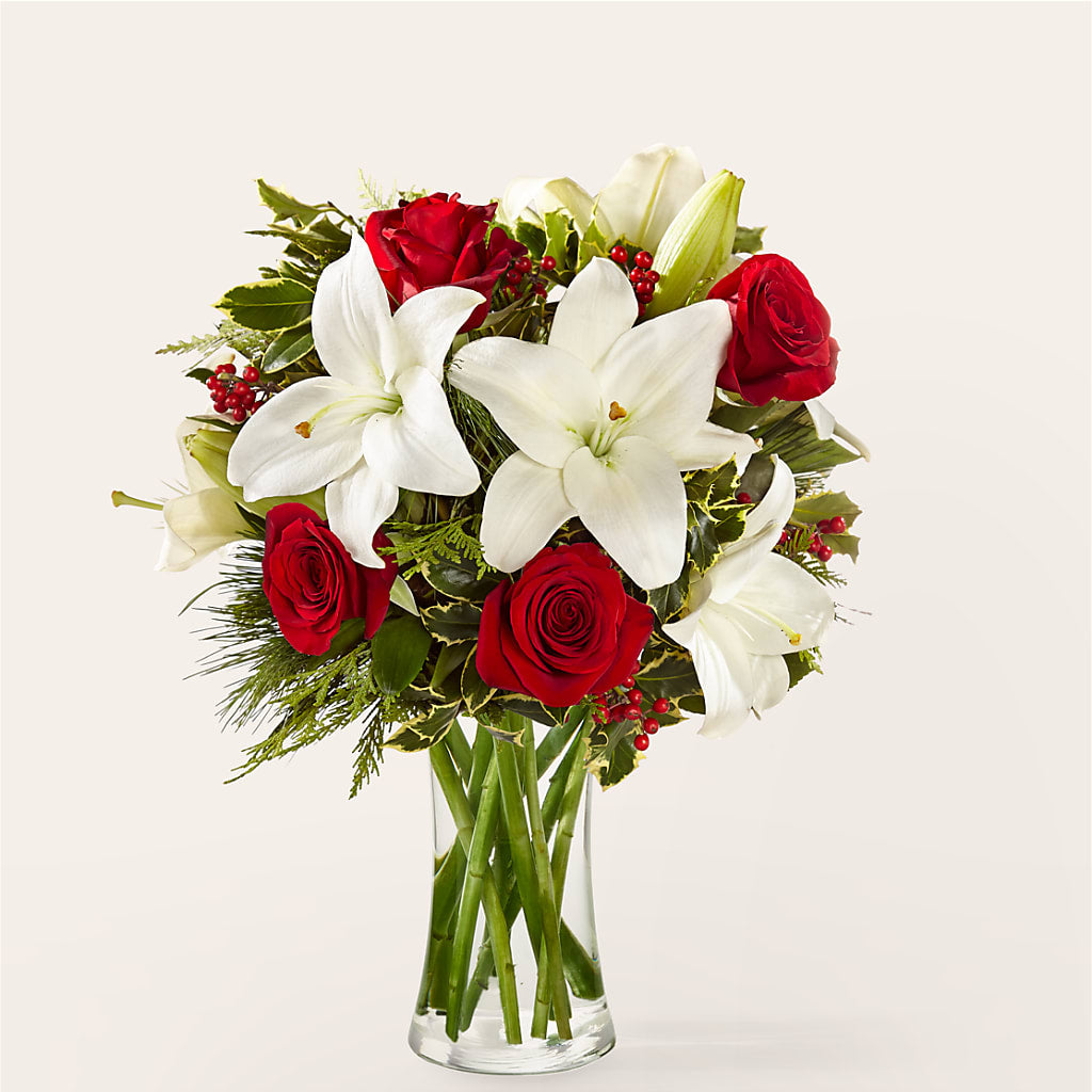 Sparkling Snowflakes Bouquet – The Flower Factory, Tarzana CA
