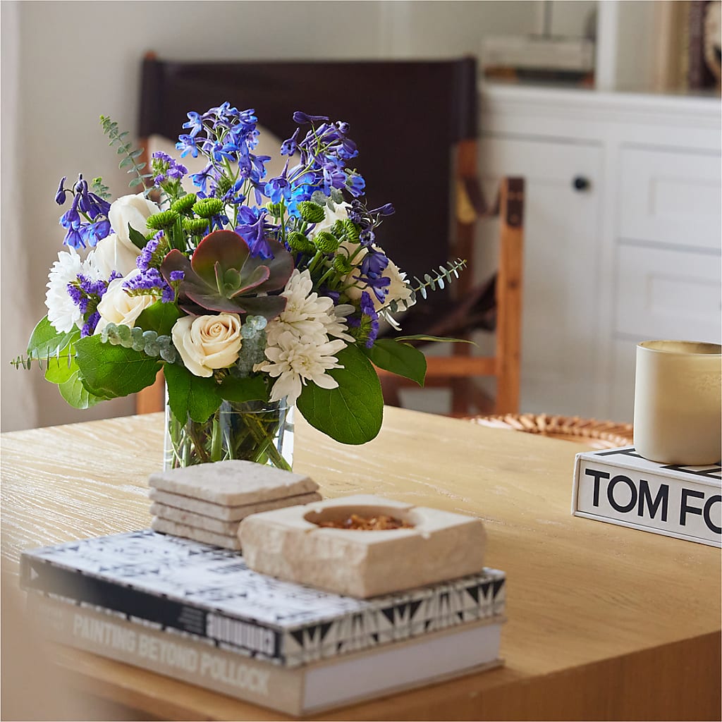 Cerulean Waves Bouquet – The Flower Factory, Tarzana CA