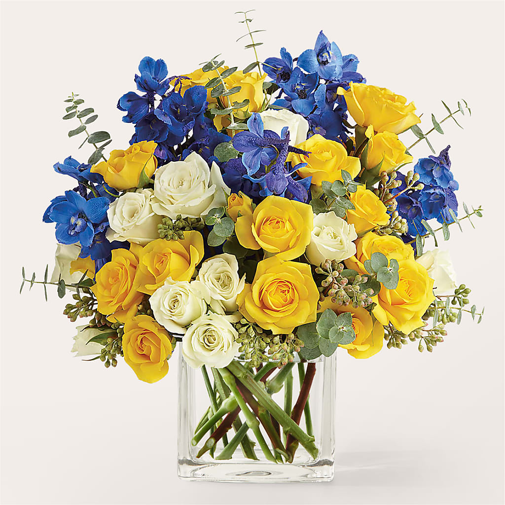 Sparkling Citrine Bouquet – The Flower Factory, Tarzana CA