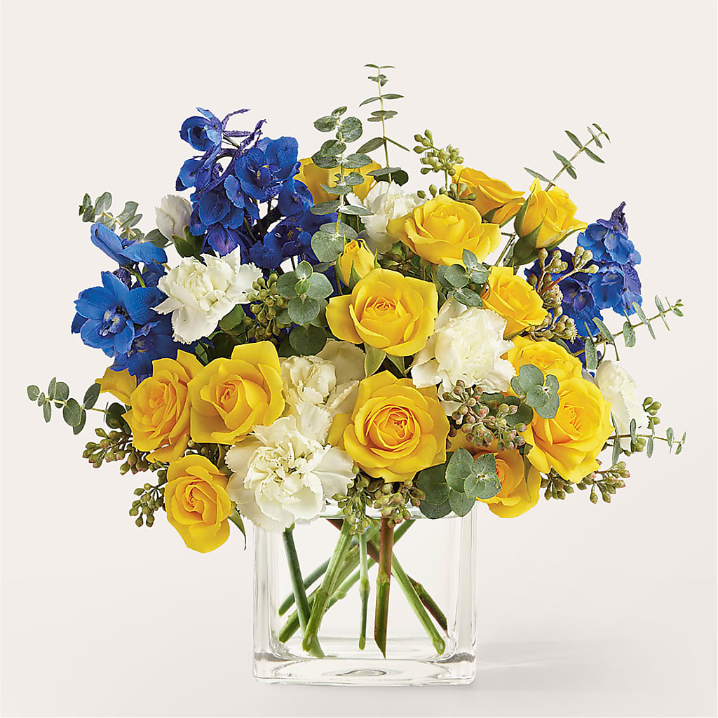 Sparkling Citrine Bouquet – The Flower Factory, Tarzana CA
