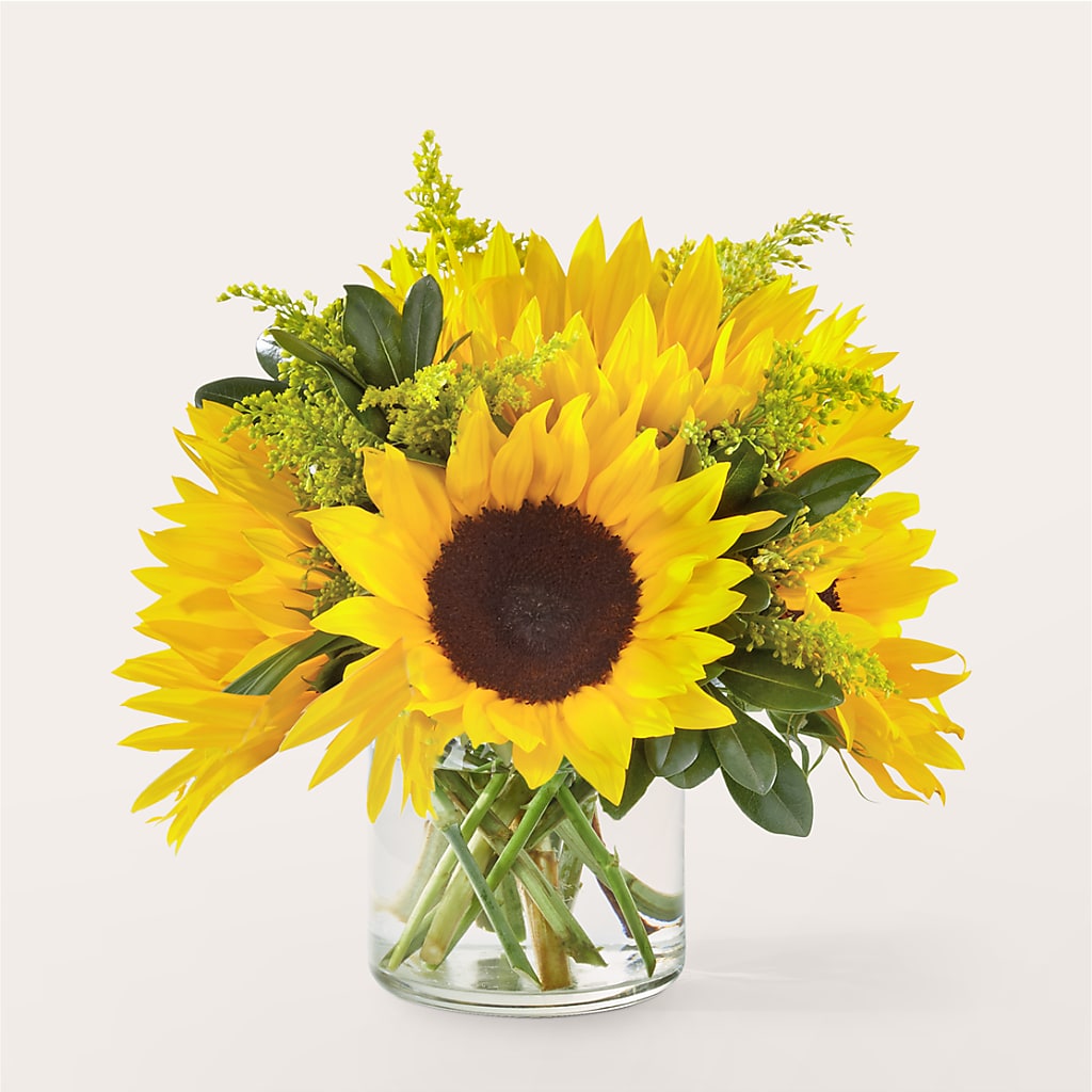 Beaming Sunflower Bouquet – The Flower Factory, Tarzana CA