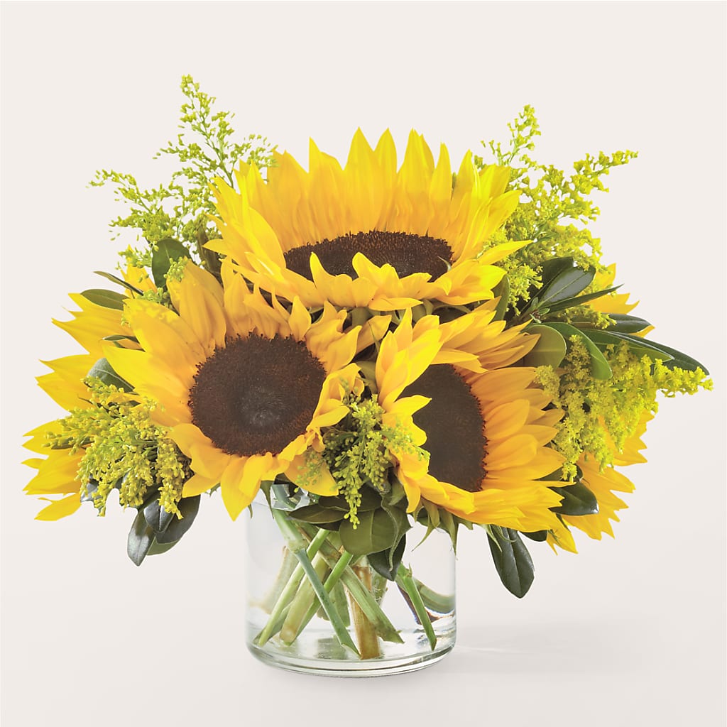 Beaming Sunflower Bouquet – The Flower Factory, Tarzana CA