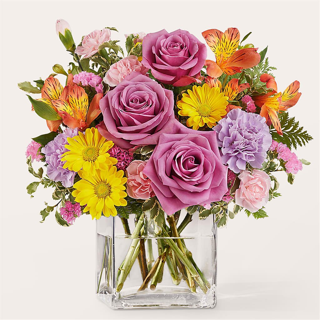 Shades of Happiness Bouquet – The Flower Factory, Tarzana CA