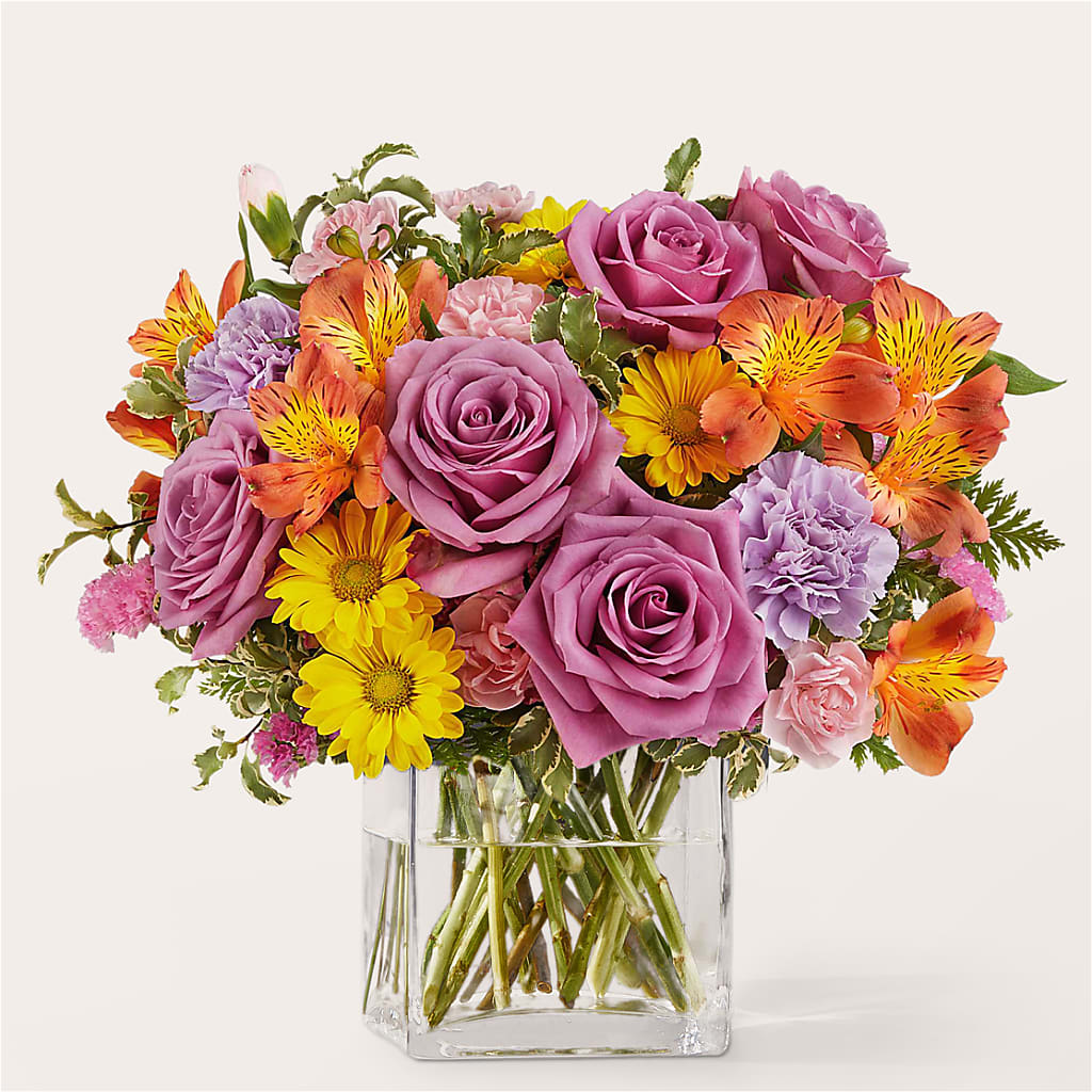 Shades of Happiness Bouquet – The Flower Factory, Tarzana CA