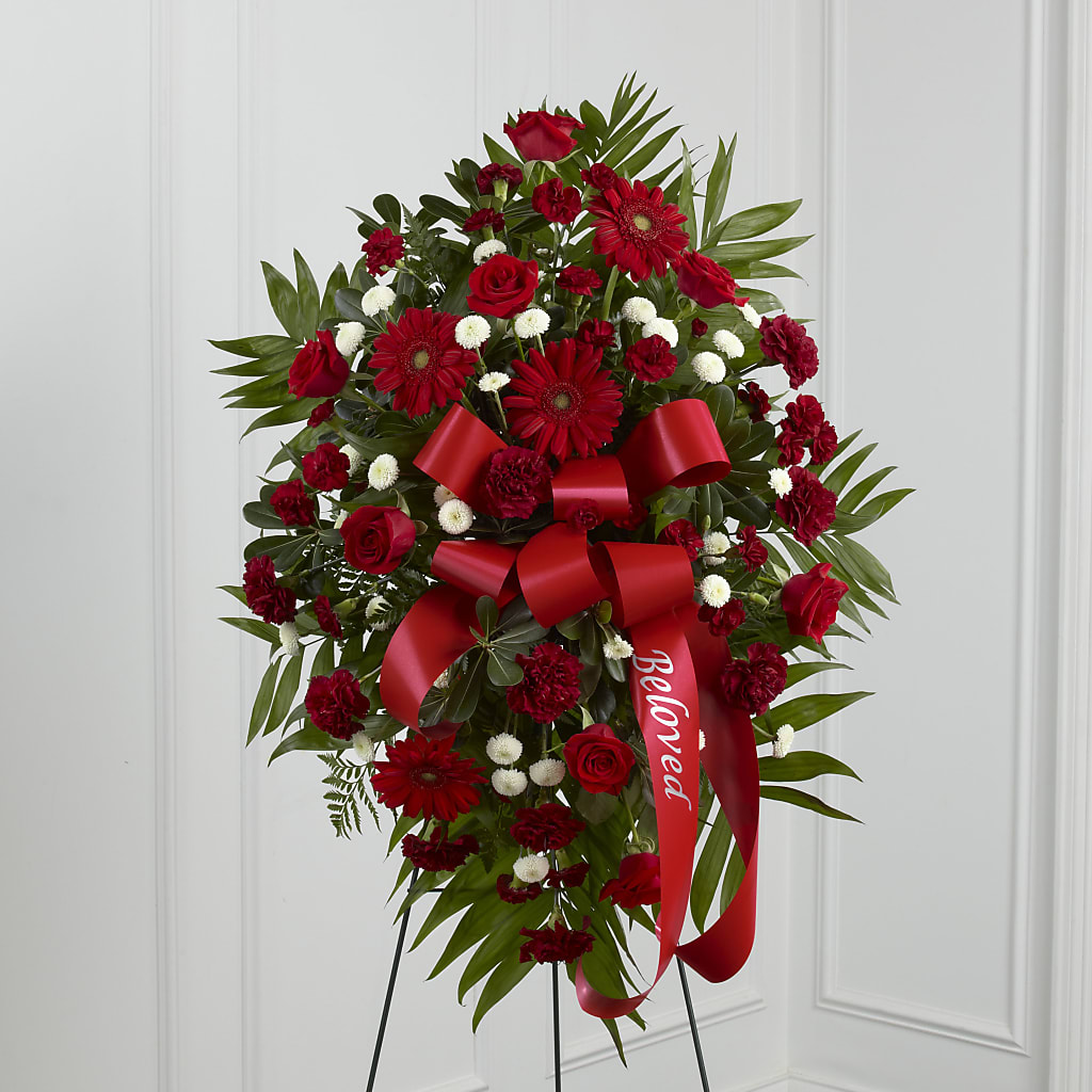Treasured Memories Standing Spray – The Flower Factory, Tarzana CA