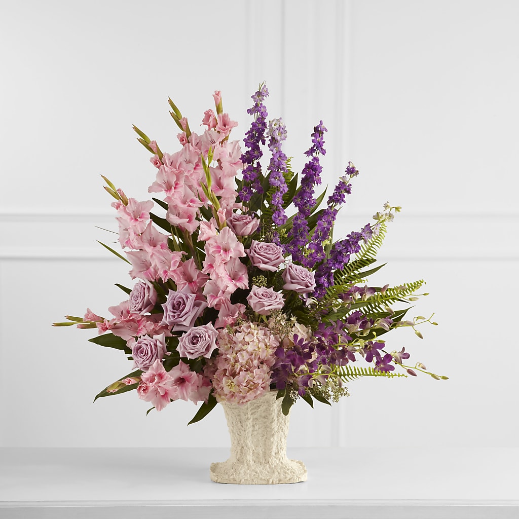 Flowing Garden Arrangement – The Flower Factory, Tarzana CA