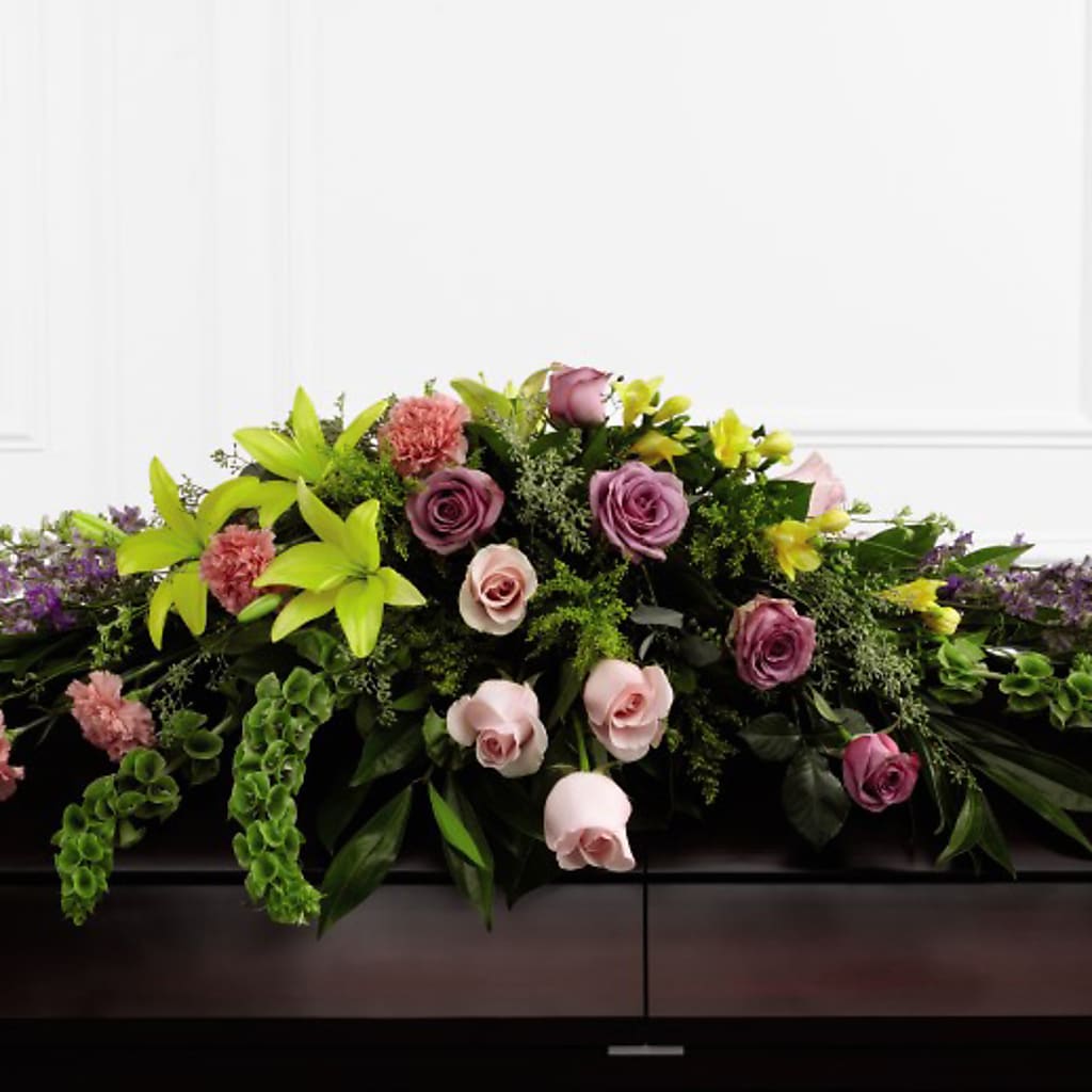 Forever Beloved Casket Spray – The Flower Factory, Tarzana CA