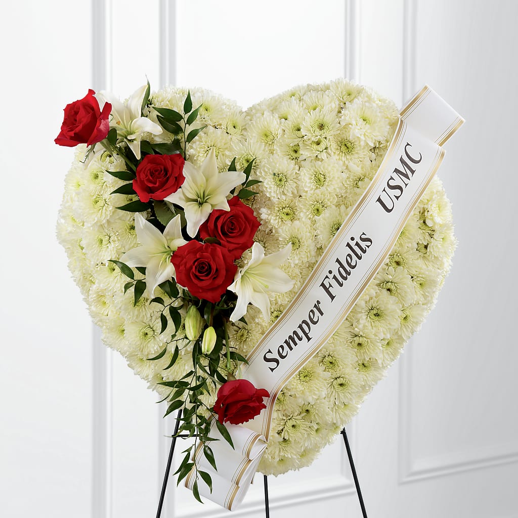 Heartfelt Hero Standing Heart – The Flower Factory, Tarzana CA
