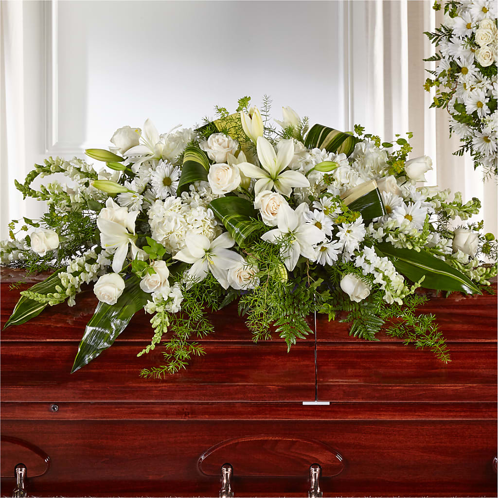 Abundance Casket Spray – The Flower Factory, Tarzana CA