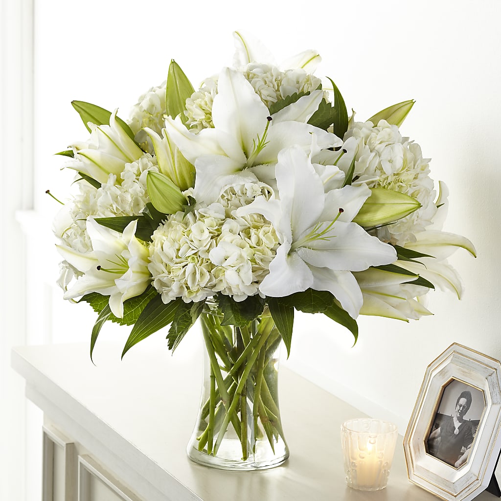 Compassionate Lily Bouquet – The Flower Factory, Tarzana CA