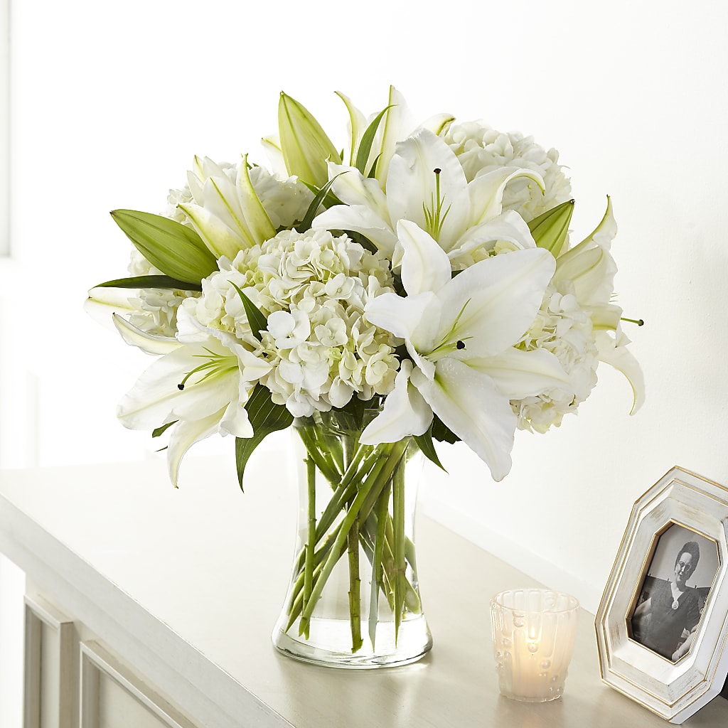 Compassionate Lily Bouquet – The Flower Factory, Tarzana CA