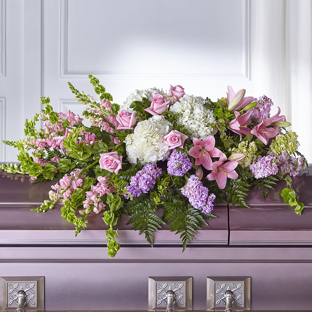 Life's Gratitude Casket Spray – The Flower Factory, Tarzana CA