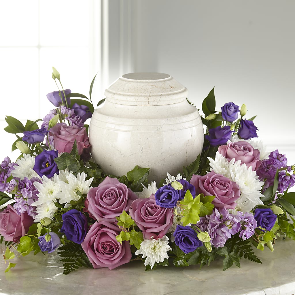 Blooming Sympathy Cremation Adornment – The Flower Factory, Tarzana CA