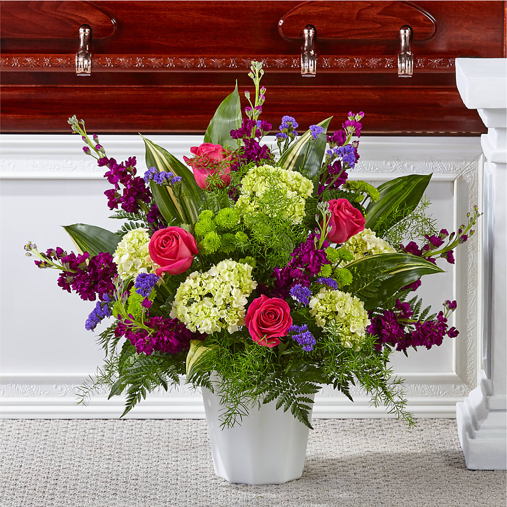 Beautiful Horizons Floor Basket – The Flower Factory, Tarzana CA