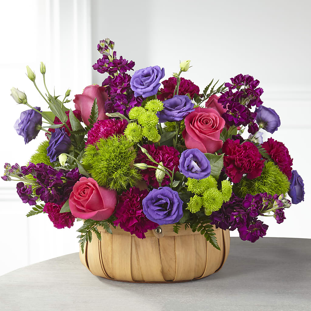 Serene Sanctuary Basket – The Flower Factory, Tarzana CA