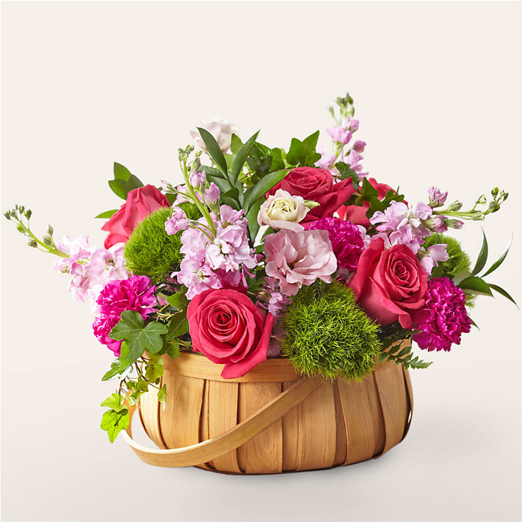 Radiance in Bloom Basket – The Flower Factory, Tarzana CA