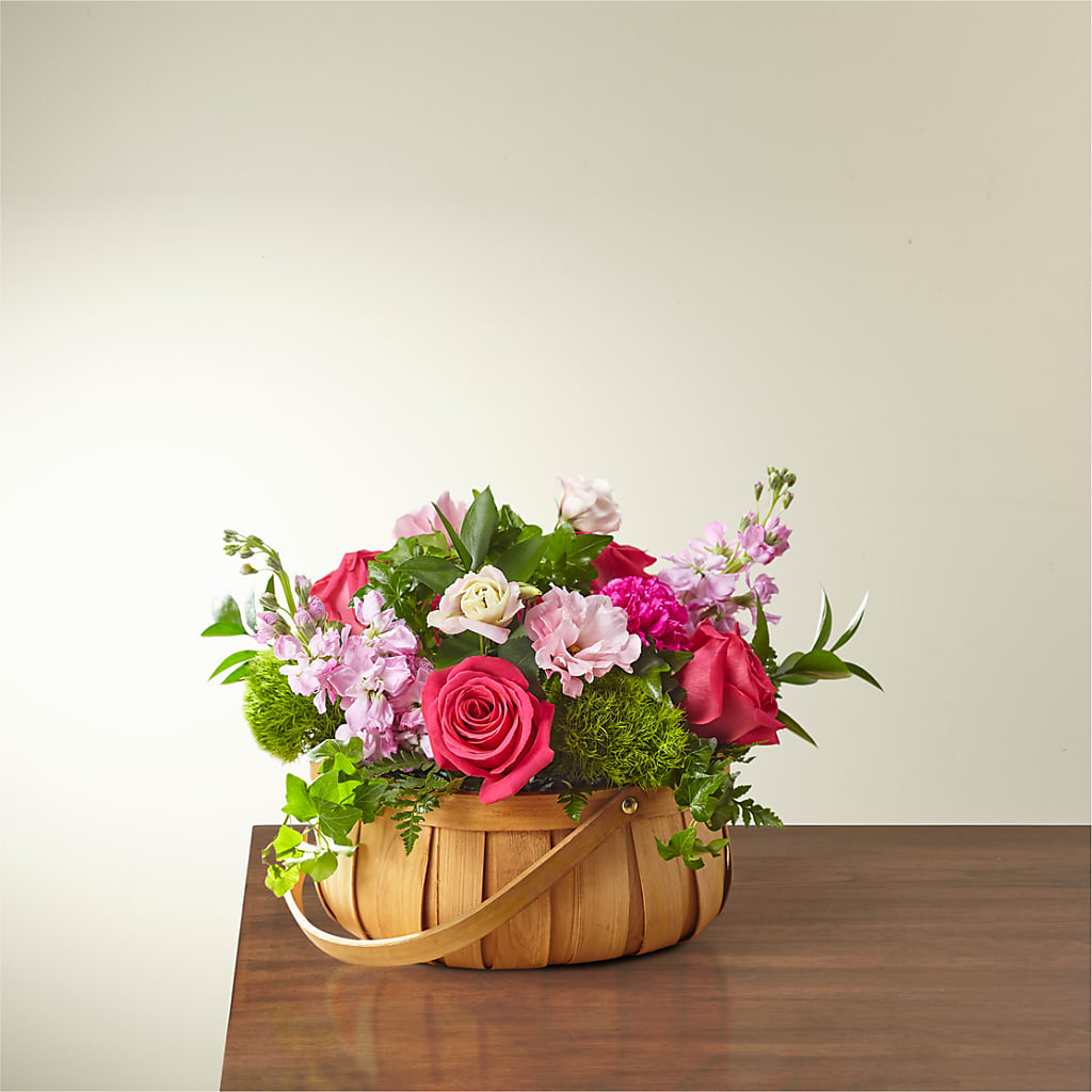 Radiance in Bloom Basket – The Flower Factory, Tarzana CA