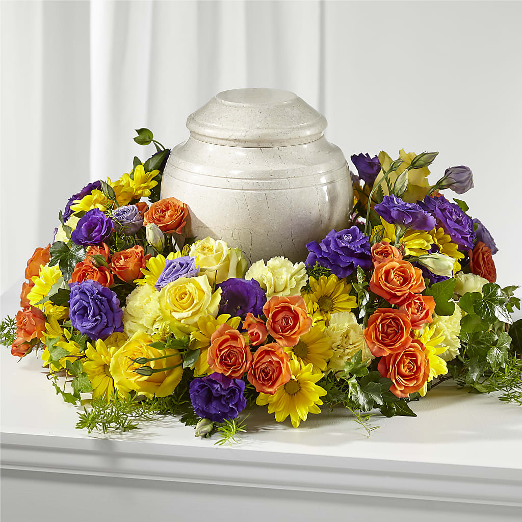 Blossoms of Remembrance Cremation Adornment – The Flower Factory, Tarzana CA