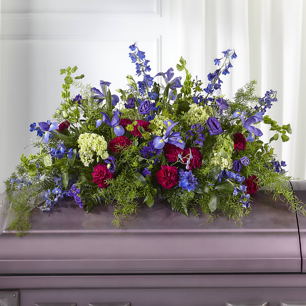 Always Treasured Casket Spray – The Flower Factory, Tarzana CA