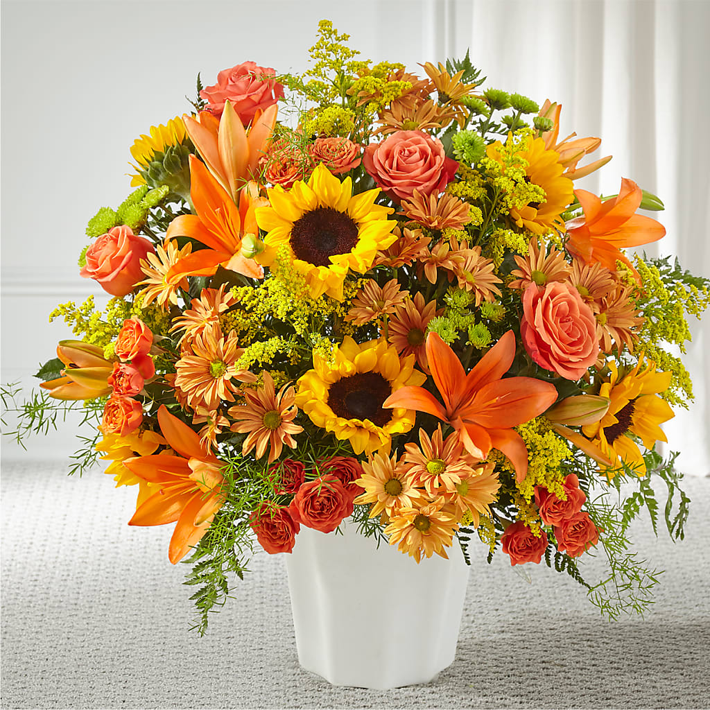 Harvest Thoughts Floor Basket – The Flower Factory, Tarzana CA