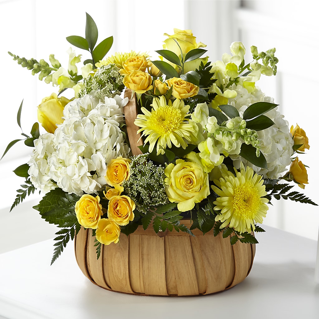 Rustic Remembrance Basket – The Flower Factory, Tarzana CA