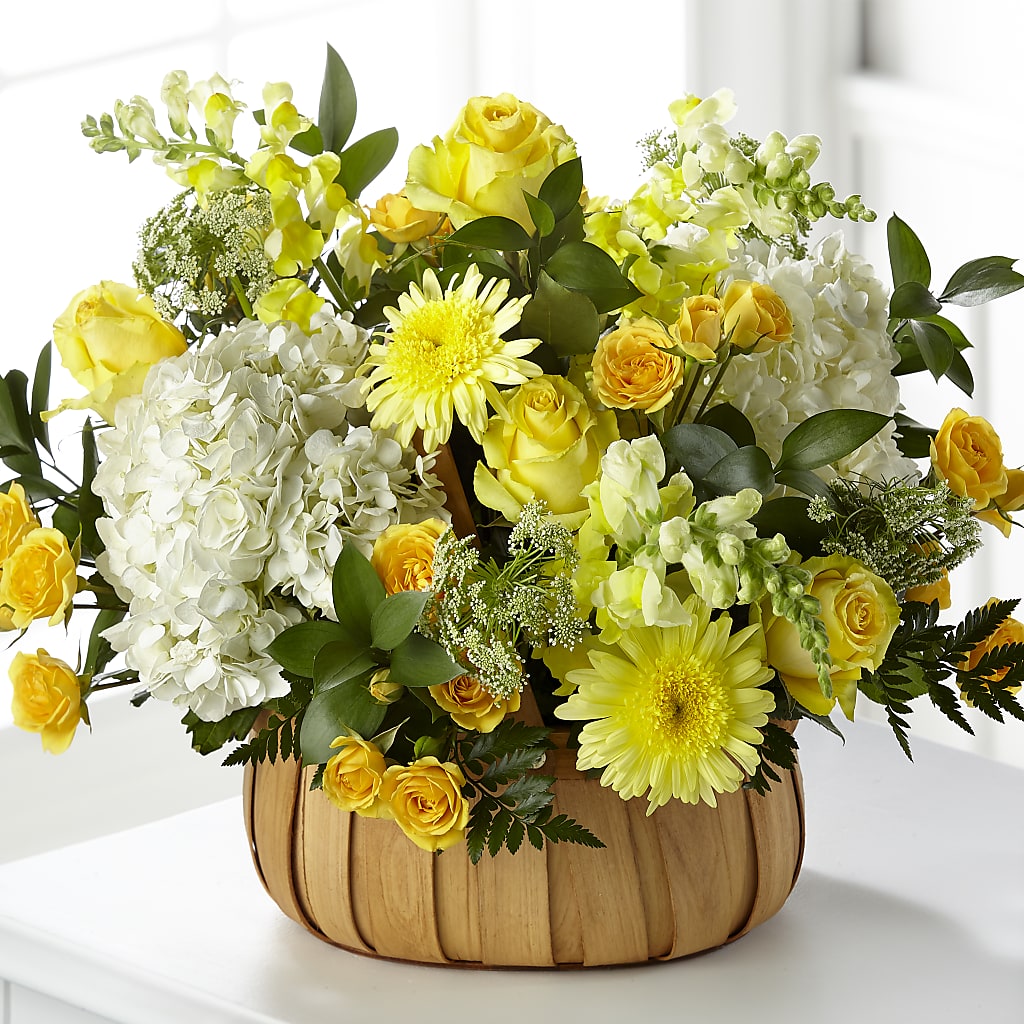 Rustic Remembrance Basket – The Flower Factory, Tarzana CA