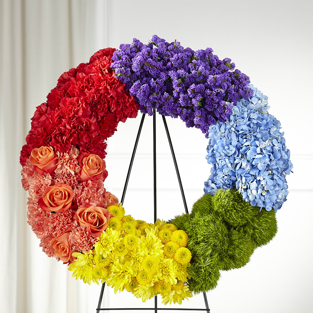 Circle of Love Wreath – The Flower Factory, Tarzana CA