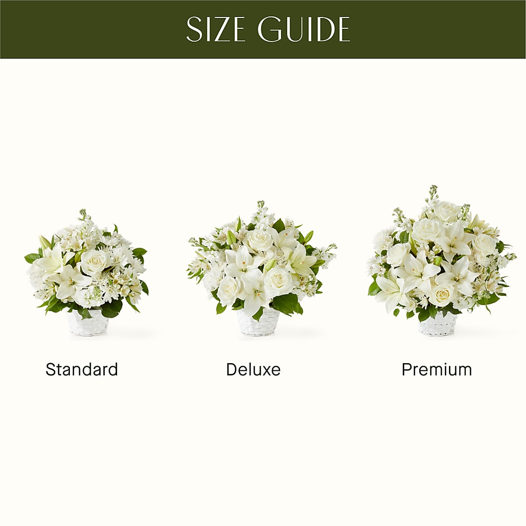 Peaceful Reflections Arrangement – The Flower Factory, Tarzana CA