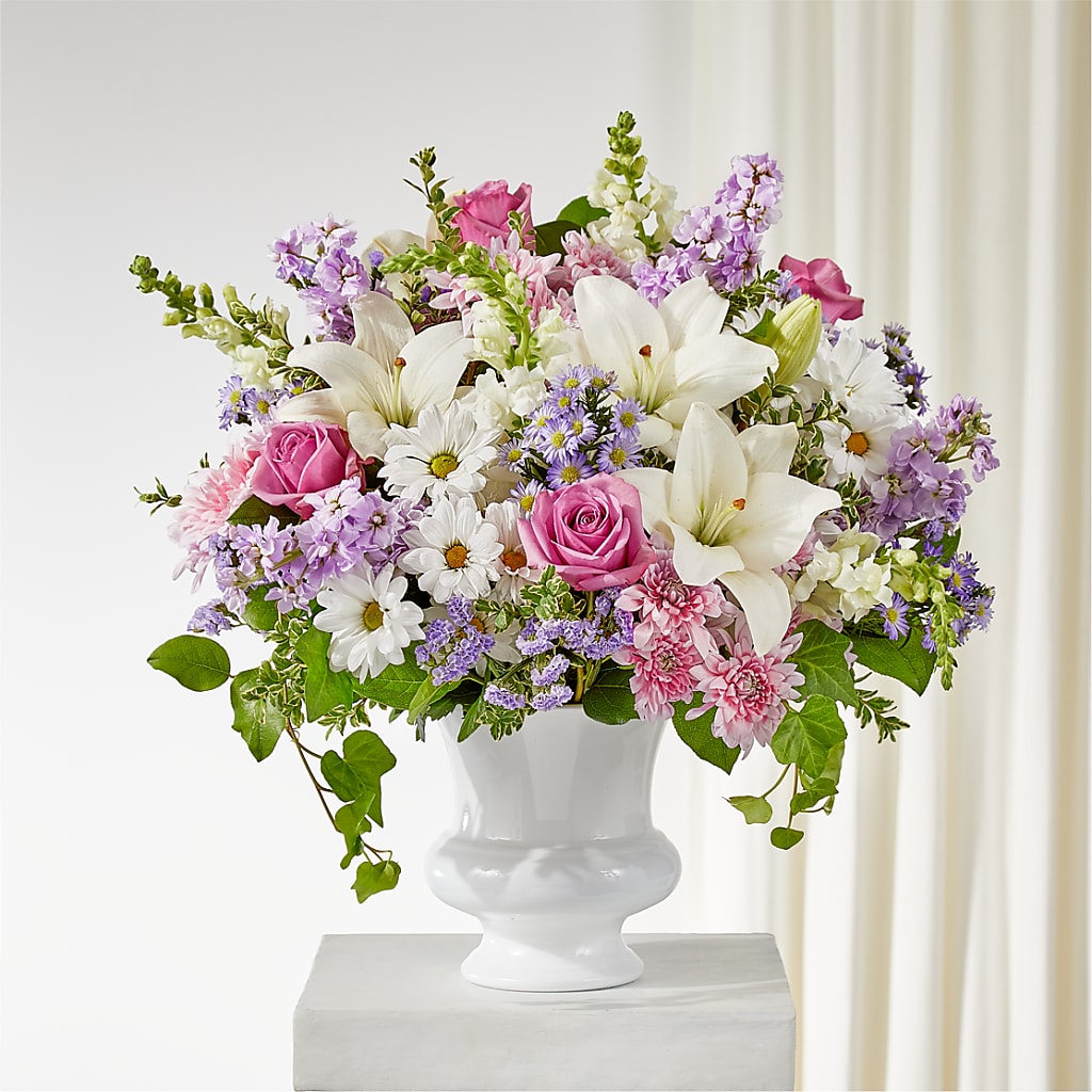 Remarkable Life Urn Arrangement – The Flower Factory, Tarzana CA