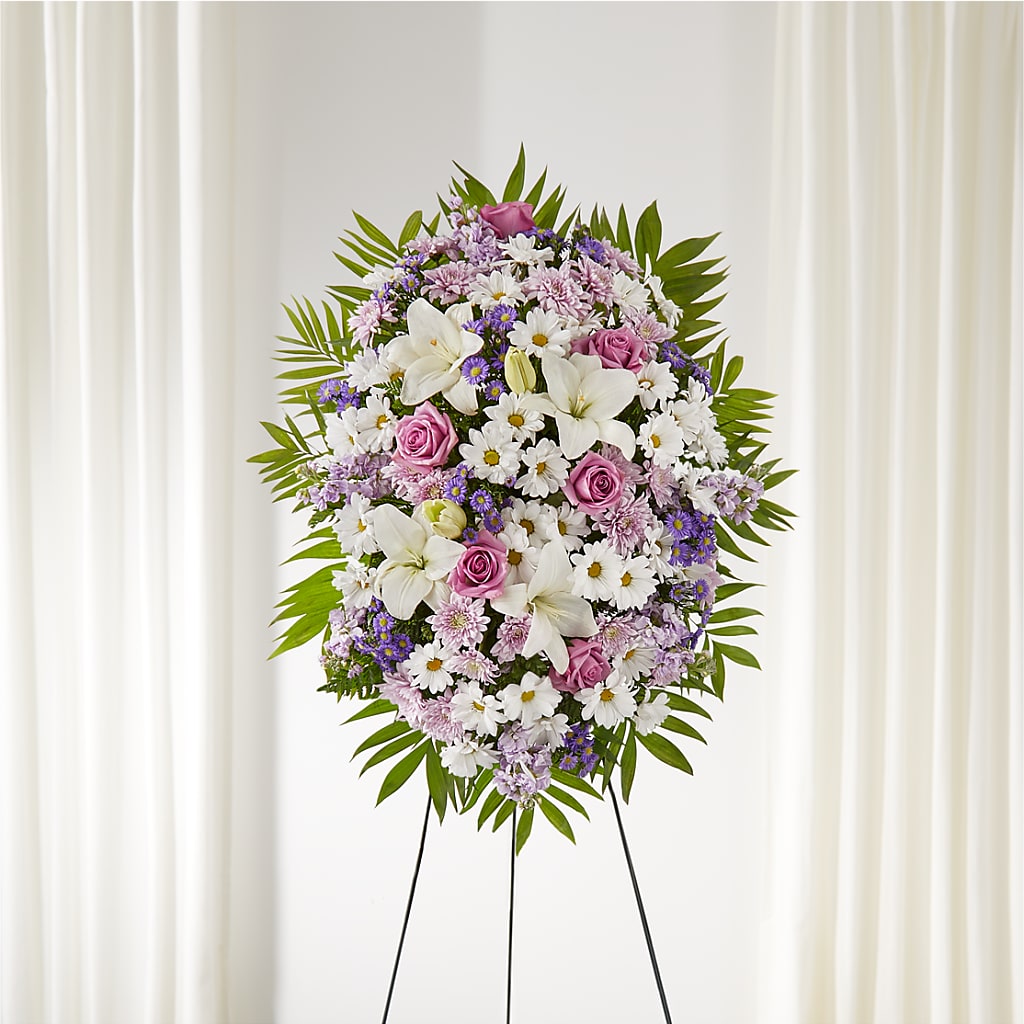 Surrounded by Love Standing Spray – The Flower Factory, Tarzana CA