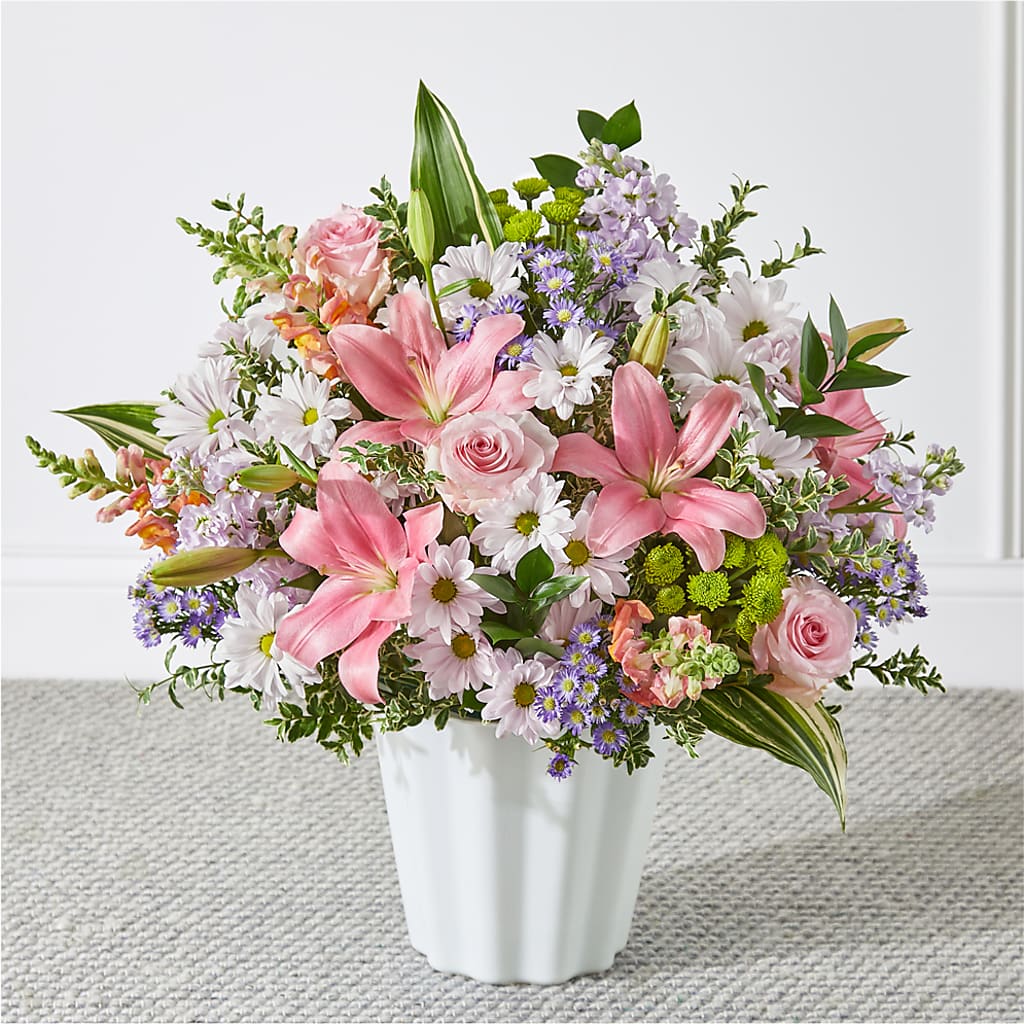Abundant Compassion Floor Basket – The Flower Factory, Tarzana CA