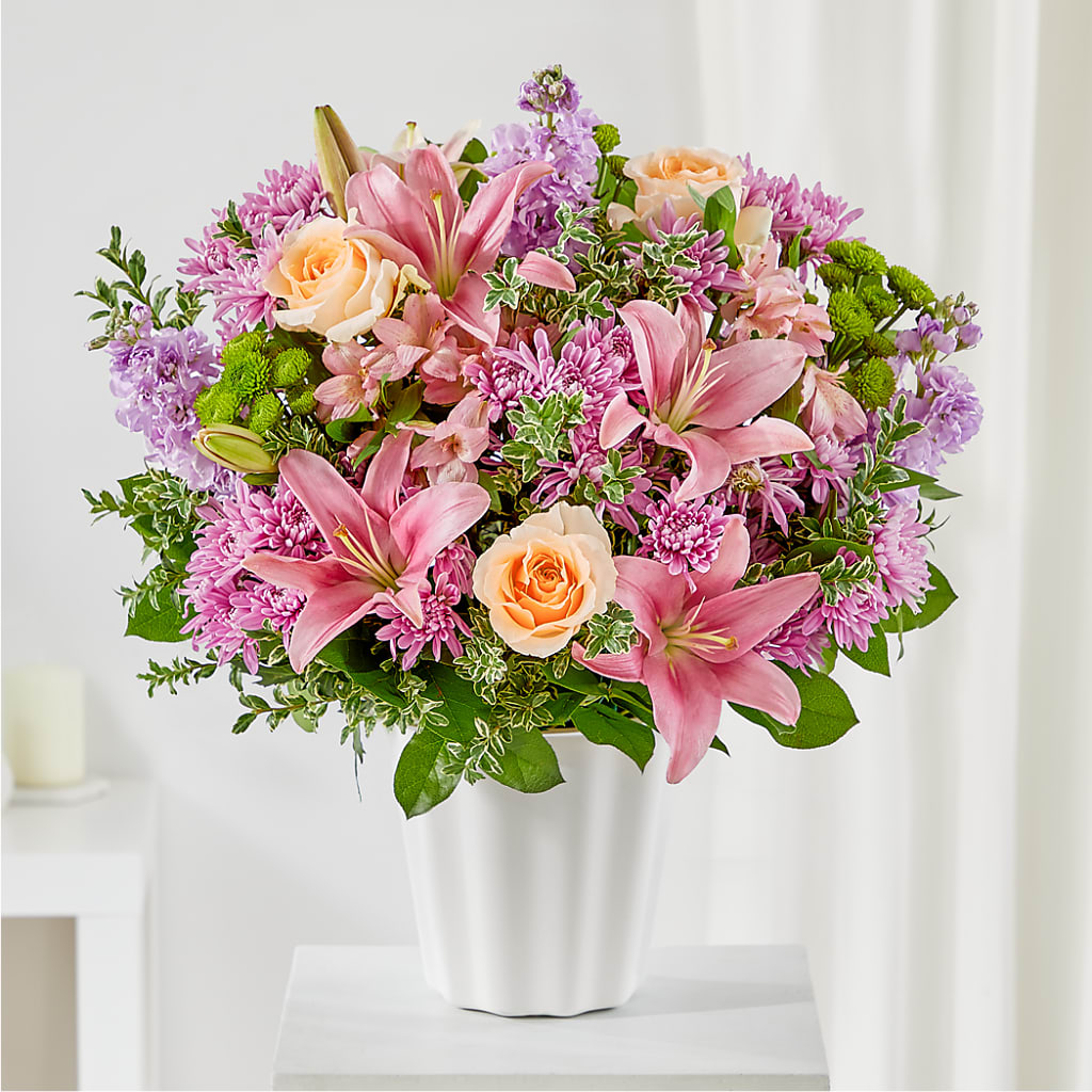 Supportive Embrace Tabletop Basket – The Flower Factory, Tarzana CA