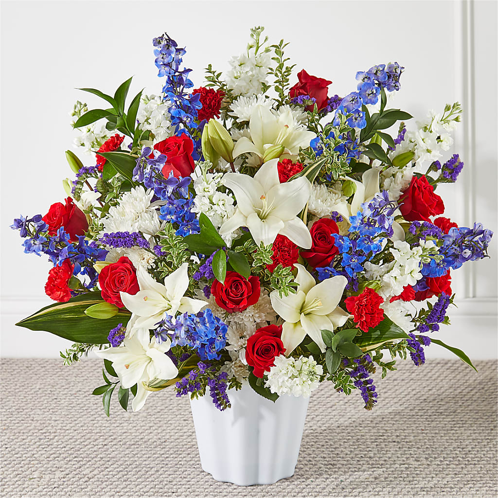 Consoled Floor Basket – The Flower Factory, Tarzana CA