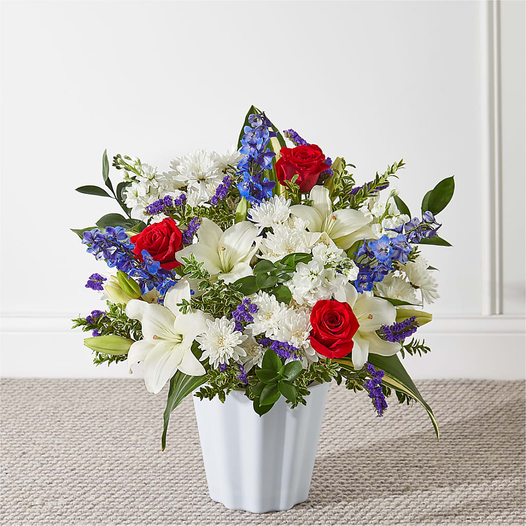 Consoled Floor Basket – The Flower Factory, Tarzana CA