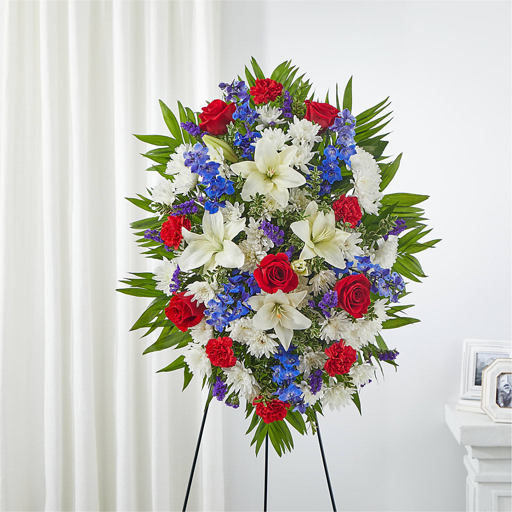 Cherished Service Standing Spray – The Flower Factory, Tarzana CA