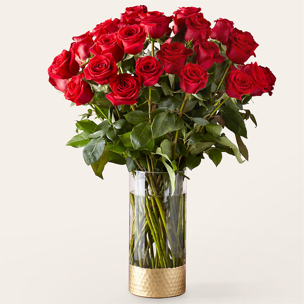 Classic Love Red Rose Bouquet – The Flower Factory, Tarzana CA