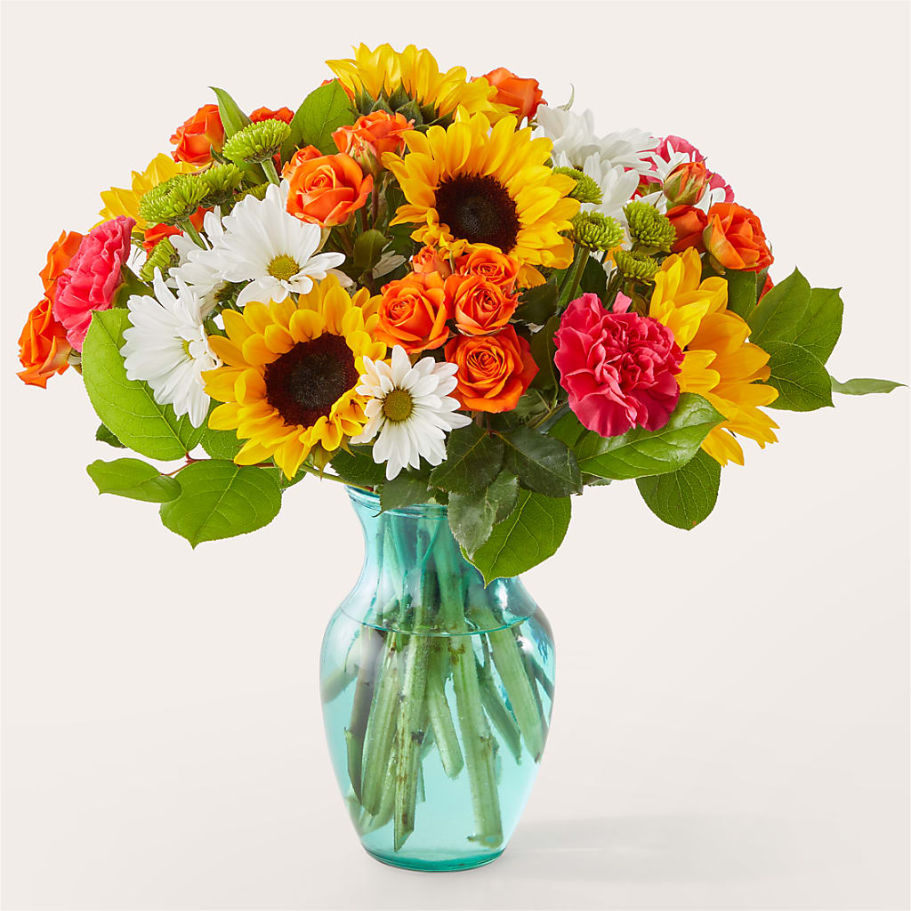 Sun-drenched Blooms Bouquet – The Flower Factory, Tarzana CA